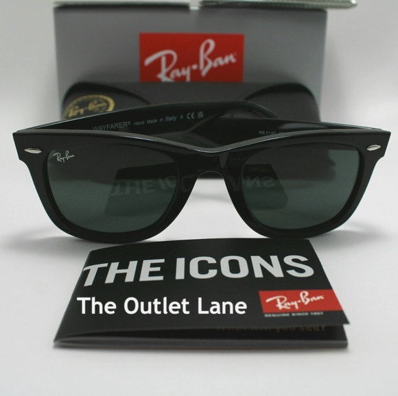 Model Display RayBan Wayfarer All Black RB2140 - Picture 13 of 16